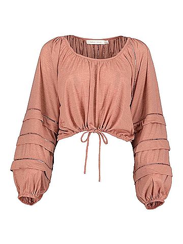 Bishop + Young Free Spirit Kiki Drawstring Tee in Divine (view 2)