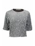 Bishop + Young Silver Miley Sequin Boyfriend Tee in Silver Size S - photo 4