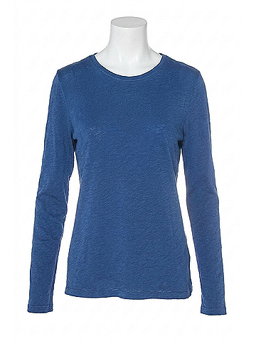 Elliott Lauren Women's Garment Dyed Top in Storm (view 1)