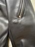 Straight to Hell Black Faux Leather Jacket Size M - photo 6