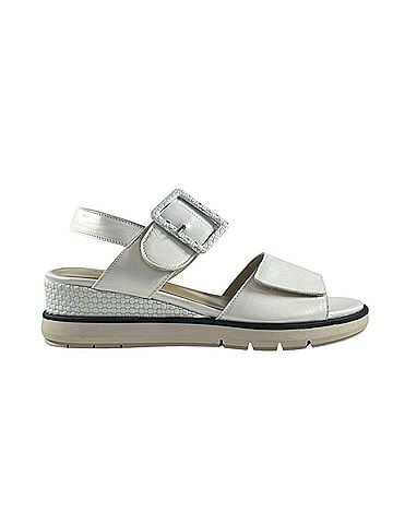 Unity.In.Diversity Women's Glide Wedge Sandal in White (view 1)
