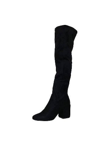 Bar III Women's Gabrie Over The Knee Boot in Black (view 2)
