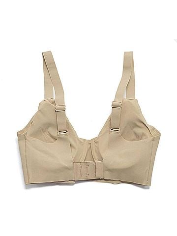Bali Women's Comfort Revolution Easylite Back Close Underwire Bra - Plus in Taupe (view 2)