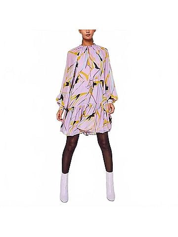 Essentiel Antwerp Chives Print Dress in Zephir (view 2)