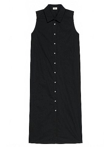 DONNI Pop Sleeveless Dress in Jet (view 1)