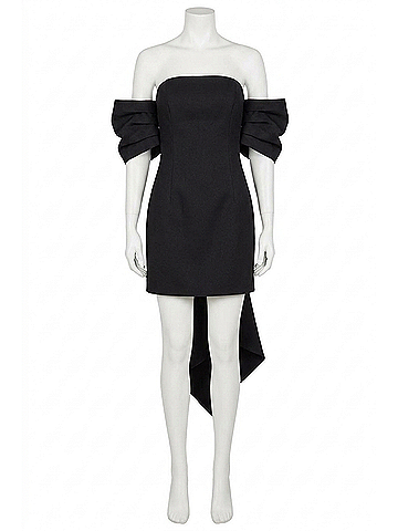 Elliatt Calypso Mini Dress in Black (view 1)
