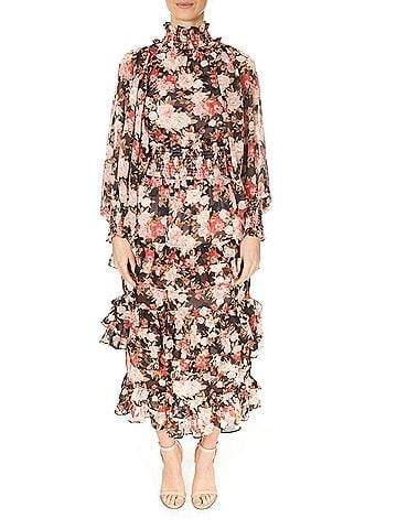 Elliatt Sonvia Maxi Dress in Pink Multi (view 2)