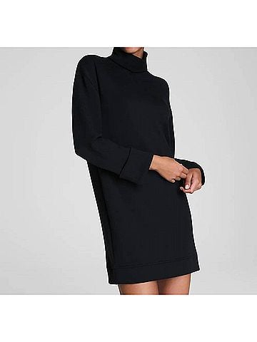 SPANX Airessentials Turtleneck Dress in Very Black (view 2)