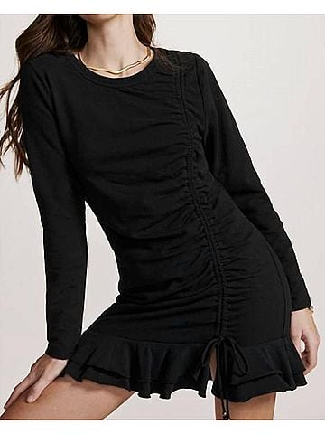 Sundays Ramone Dress in Black (view 2)
