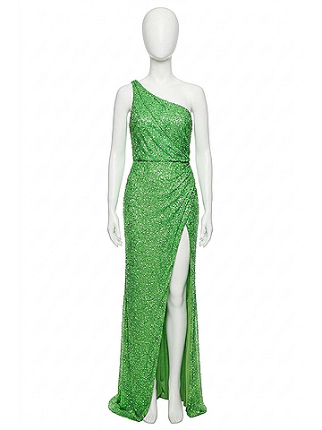 Sherri Hill Women's Prom Dress in Neon Green (view 1)