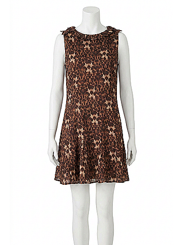 Pinch Babette Mini Dress in Leopard (view 1)