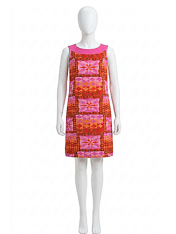 Frances Valentine Women's Joan Maxi Dress in Pink/Multi (view 1)