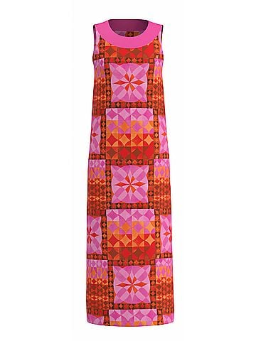 Frances Valentine Women's Joan Maxi Dress in Pink/Multi (view 2)