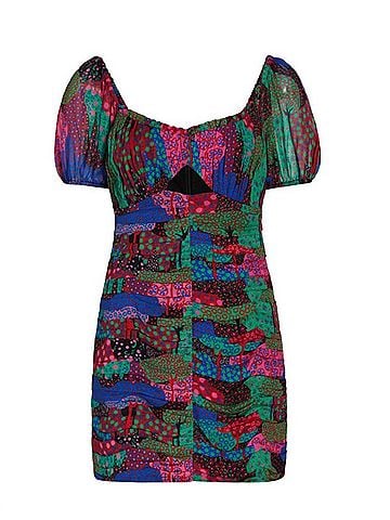 Rhode Clara Enchanted Woods Mini Dress in Multi (view 1)