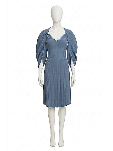 Cult Gaia Kaisa Knit Dress in Blue (view 1)