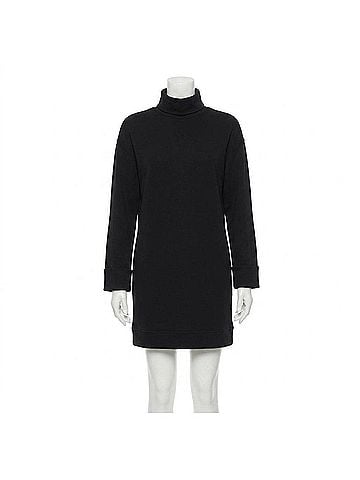 SPANX Airessentials Turtleneck Dress in Very Black (view 1)