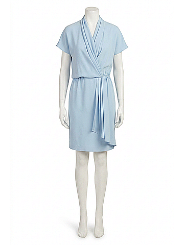 Trina Turk Enchantress Mini Dress in Cirrus Blue (view 1)