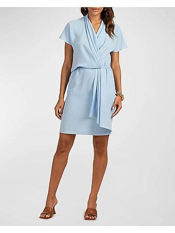 Trina Turk Enchantress Mini Dress in Cirrus Blue (view 2)