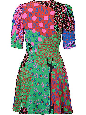 Rhode Leanna Mini Dress in Enchanted Woods (view 2)