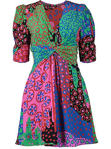 Rhode Leanna Mini Dress in Enchanted Woods (view 1)