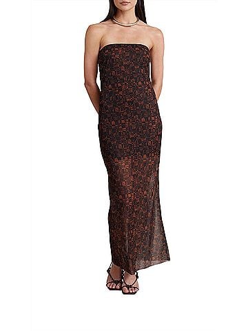 Bec & Bridge Checkmate Dress in Print (view 2)