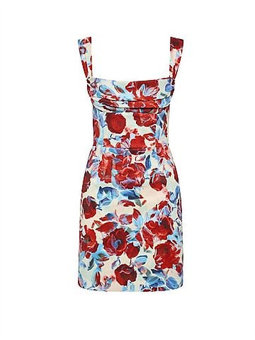 Rebecca Vallance Fleurette Mini Dress in Red Poppy (view 1)
