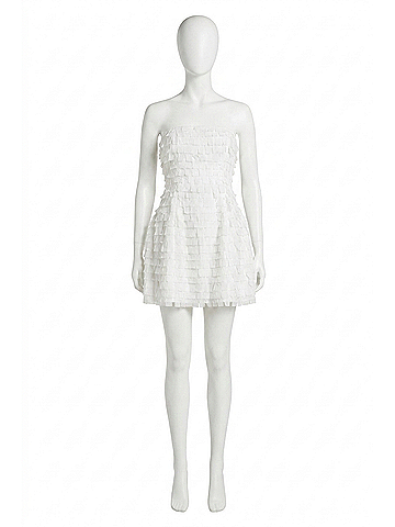 Elliatt Women's Hailey Mini Party Dress in White (view 1)