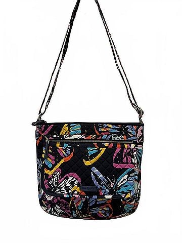 Vera Bradley Women's Iconic Mailbag in Butterfly Flutter (view 1)
