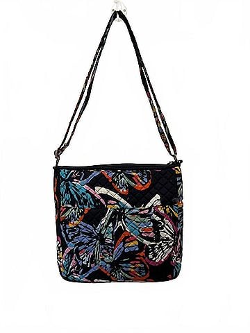 Vera Bradley Women's Iconic Mailbag in Butterfly Flutter (view 2)