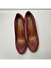 John Fluevog 100% Leather Red Heels Size 8 1/2 - photo 10