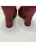 John Fluevog 100% Leather Red Heels Size 8 1/2 - photo 9