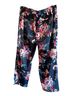 Loft 37 Floral Blue Track Pants Size 30 waist - photo 2