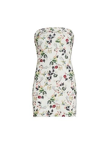 Alice + Olivia Kelley Strapless Mini Dress Cocktail Dress (view 1)