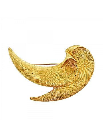 Christian Dior Christian Dior Brooch, Gold Plated, Women's (view 1)