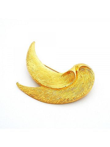 Christian Dior Christian Dior Brooch, Gold Plated, Women's (view 2)