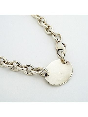 Tiffany & Co. Tiffany & Co. Return to Oval Necklace, Sterling Silver 925, for Men and Women (view 2)