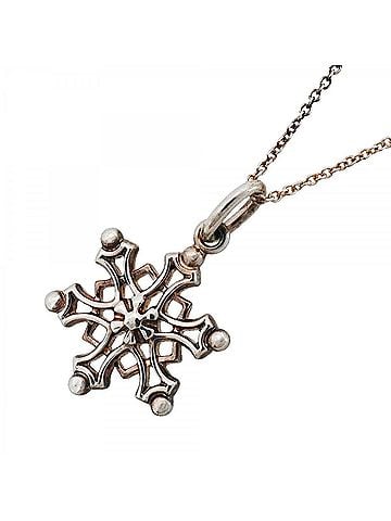 Tiffany & Co. Tiffany & Co. Snowflake Necklace, Sterling Silver 925, Women's (view 1)