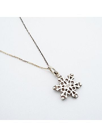 Tiffany & Co. Tiffany & Co. Snowflake Necklace, Sterling Silver 925, Women's (view 2)