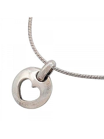 Tiffany & Co. Tiffany & Co. Pierced Heart Necklace, Sterling Silver 925, Women's (view 1)