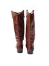 FRYE 100% Leather Brown Gold Boots Size 7 1/2 - photo 2