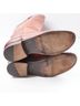 FRYE 100% Leather Brown Gold Boots Size 7 1/2 - photo 6
