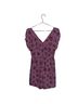 Very J 100% Polyester Floral Pink Romper Size L - photo 5