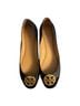Tory Burch 100% Leather Black Flats Size 9 1/2 - photo 5
