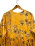 ANNAH HARIRI 100% Polyester Floral Yellow Cocktail Dress Size 22 - photo 8