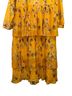 ANNAH HARIRI 100% Polyester Floral Yellow Cocktail Dress Size 22 - photo 13