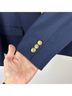 J.Crew 40% Wool 29% Polyester 28% Viscose 3% Elastane 100% Polyester Solid Blue Wool Blazer Size 22 - photo 6