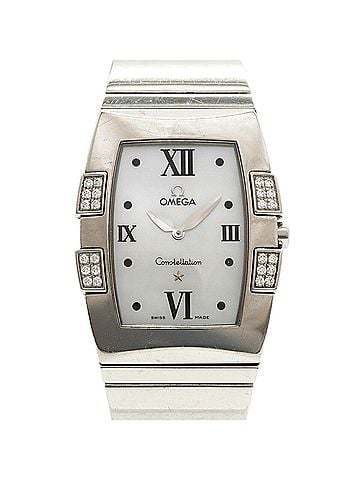 Omega Omega Constellation Quadrella 1586.70 White Dial Women's Watch (view 1)