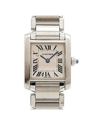 Cartier Cartier Tank Française SM W51008Q3 Ivory Dial Women's Watch (view 1)