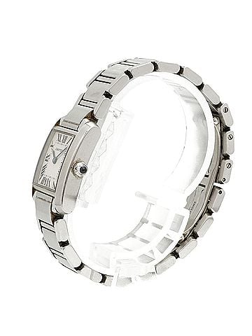 Cartier Cartier Tank Française SM W51008Q3 Ivory Dial Women's Watch (view 2)