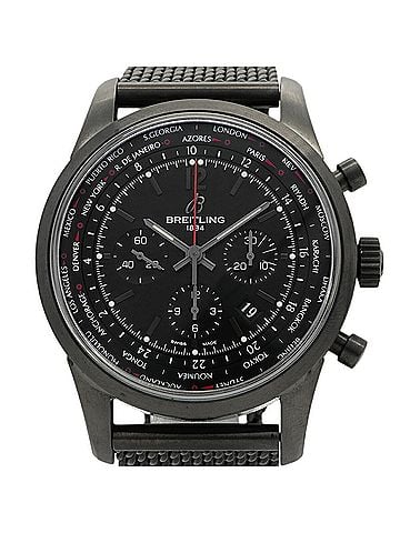 Breitling Breitling Transocean Unitime Pilot Limited Edition (1000 pieces) MB0510 Black Dial Men's Watch (view 1)